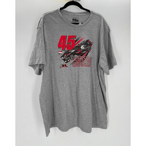 Indycar Christian Lundgaar Car Graphic T Shirt Tee Short Sleeve Size 3XL New